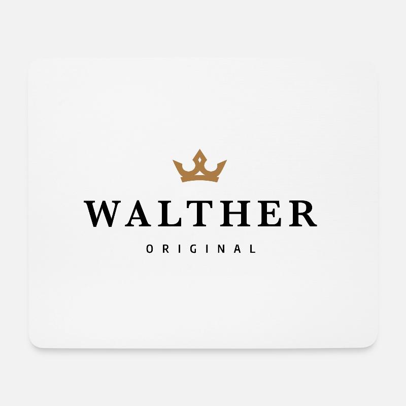 Walther - Mousepad (Querformat) - Weiß