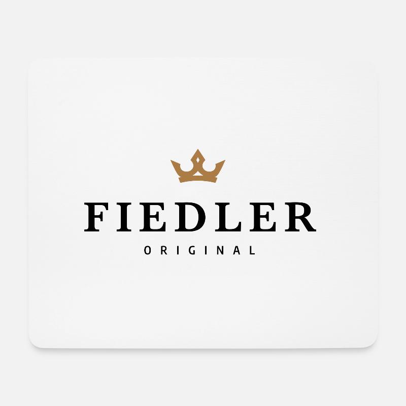 Fiedler - Mousepad (Querformat) - Weiß