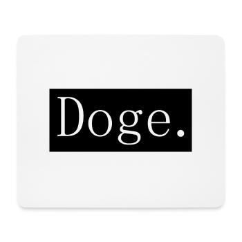 [HD] Doge - Tapis de souris (format paysage) - blanc - Devant