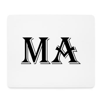 Mannheim Monnem Mannheimat - Mousepad (Querformat) - Weiß - Vorne