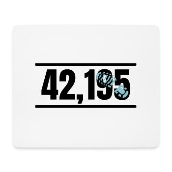Marathon Running Jogging - Mousepad (Querformat) - Weiß - Vorne