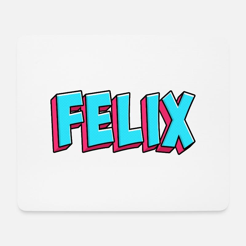Namen Motiv: Felix - Mousepad (Querformat) - Weiß
