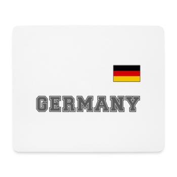 Germany Jersey Look - GERMANY with Flag Flag - Mouse Pad (horizontal) - white - Front