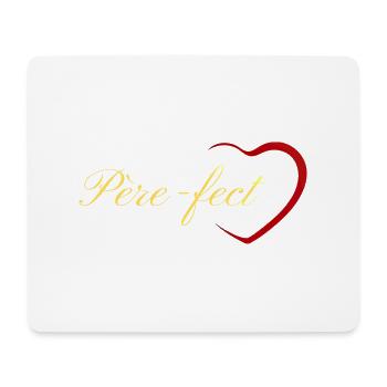 Père fect - Tapis de souris (format paysage) - blanc - Devant