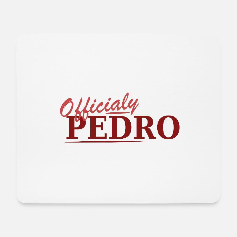 Officialy Pedro - Mouse Pad (horizontal) - white