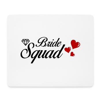 bride squad - Mousepad (Querformat) - Weiß - Vorne
