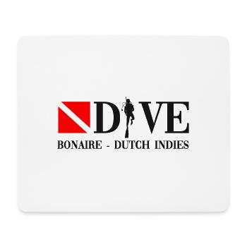 Dive - Bonaire - Taucher - tauchen - Dutch Indies - Mousepad (Querformat) - Weiß - Vorne