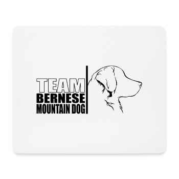 TEAM Bernese Mountain Dog Hunde Hund Wilsigns - Mousepad (Querformat) - Weiß - Vorne