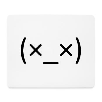 Close your eyes and take a deep breath! 😵‍💫 - Mouse Pad (horizontal) - white - Front