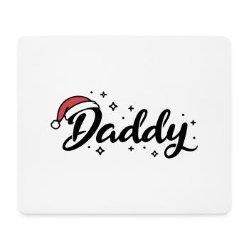 Santa Hat Daddy Dad - Mouse Pad (horizontal) - white - Front