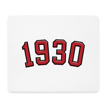 Geburtsjahr Sport 1930 - Mousepad (Querformat) - Weiß - Vorne