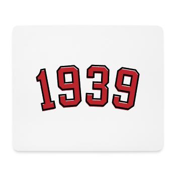 Année de naissance sport 1939 - Tapis de souris (format paysage) - blanc - Devant