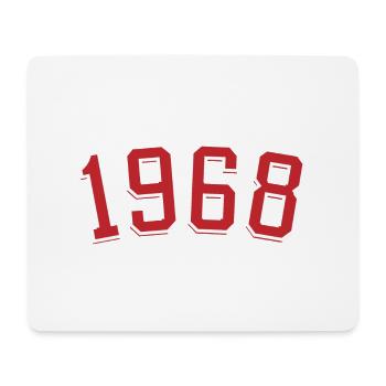 Sport year of birth 1968 - Mouse Pad (horizontal) - white - Front