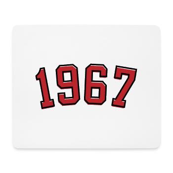Année de naissance sport 1967 - Tapis de souris (format paysage) - blanc - Devant