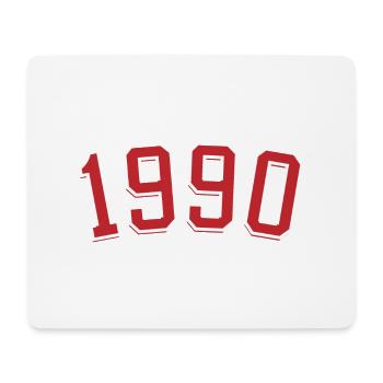 Année de naissance sport 1990 - Tapis de souris (format paysage) - blanc - Devant