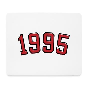 Année de naissance sport 1995 - Tapis de souris (format paysage) - blanc - Devant