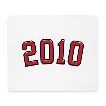 Année de naissance sport 2010 - Tapis de souris (format paysage) - blanc - Devant