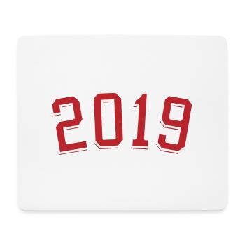 Year of birth sport 2019 - Mouse Pad (horizontal) - white - Front