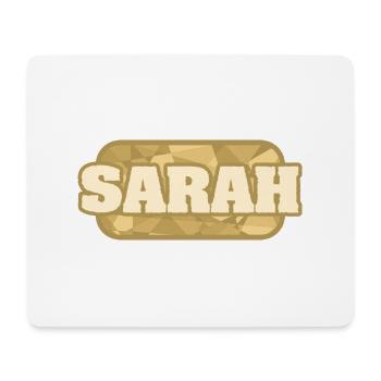 Santé Sarah - Tapis de souris (format paysage) - blanc - Devant