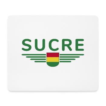 Sucre Bolivia Fans T-Shirt Design - Tapis de souris (format paysage) - blanc - Devant