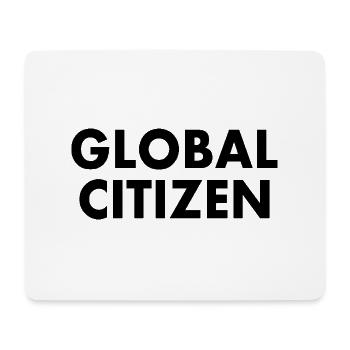 global citizen - Mousepad (Querformat) - Weiß - Vorne