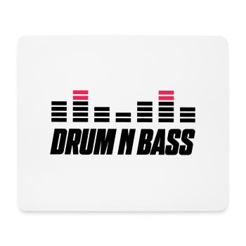 drum bass - Mousepad (Querformat) - Weiß - Vorne