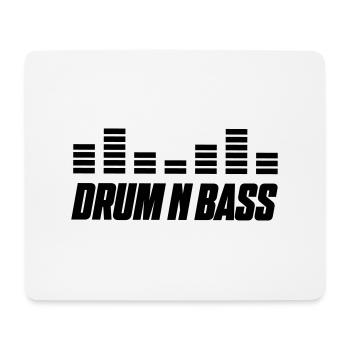 drum bass - Mousepad (Querformat) - Weiß - Vorne