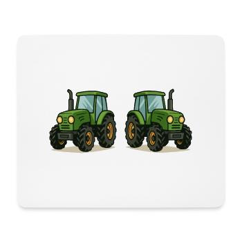 traktor 2 - Mousepad (Querformat) - Weiß - Vorne