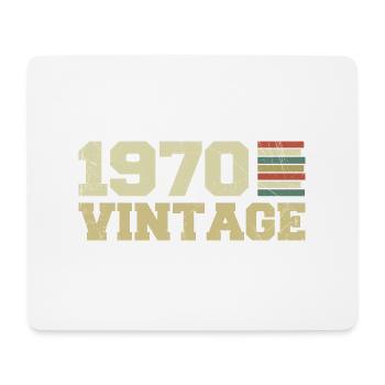 1970 Geburtstagsgeschenk 1970 Vintage 1970er Jahre Geschenk - Mousepad (Querformat) - Weiß - Vorne