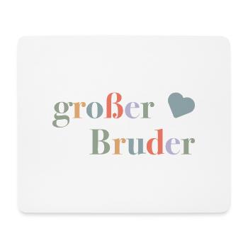 Big Brother – Birth Gift for Boys - Mouse Pad (horizontal) - white - Front