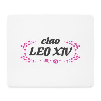 ciao Léon XIV - Tapis de souris (format paysage) - blanc - Devant