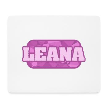 Santé Leana - Tapis de souris (format paysage) - blanc - Devant
