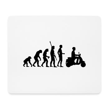 evolution_ - Tapis de souris (format paysage) - blanc - Devant