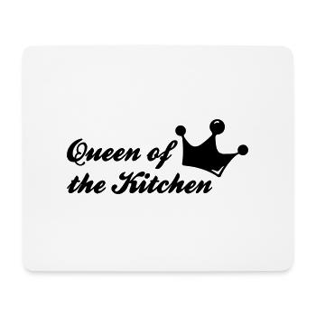 queen of the kitchen - Mouse Pad (horizontal) - white - Front