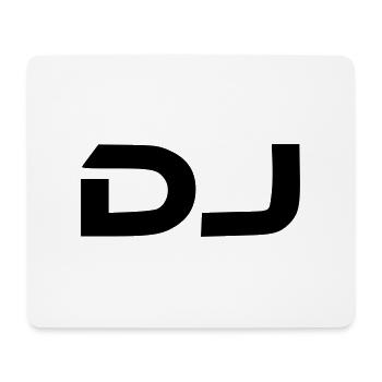 dj - Mousepad (Querformat) - Weiß - Vorne