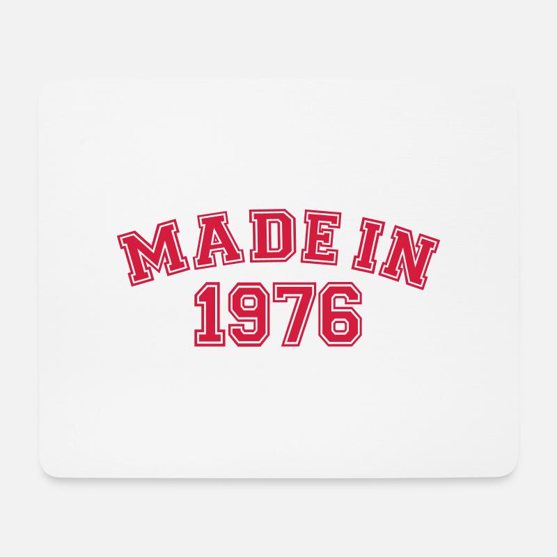 1976 - Mousepad (Querformat) - Weiß