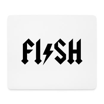 angeln - Mousepad (Querformat) - Weiß - Vorne