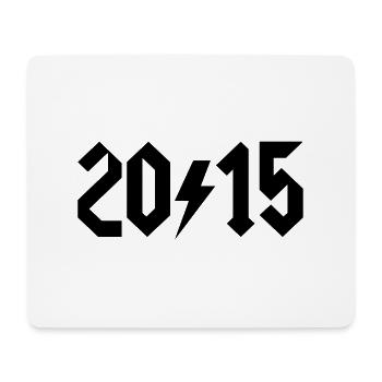 2015 - Mousepad (Querformat) - Weiß - Vorne