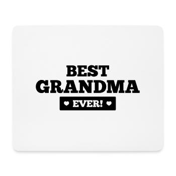 Best grandma ever - Mouse Pad (horizontal) - white - Front