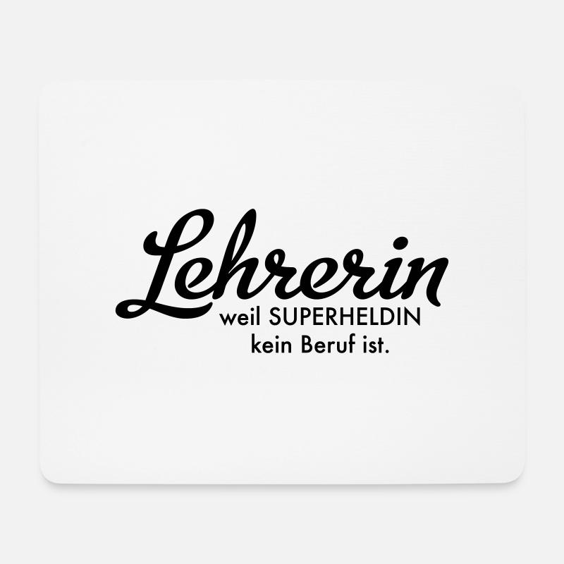 Lehrerin - Mousepad (Querformat) - Weiß