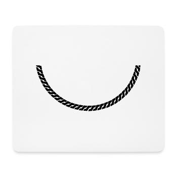 Kette 1 - Mousepad (Querformat) - Weiß - Vorne