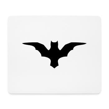 Fledermaus - Mousepad (Querformat) - Weiß - Vorne