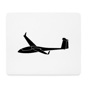 std cirrus with winglets - Tapis de souris (format paysage) - blanc - Devant