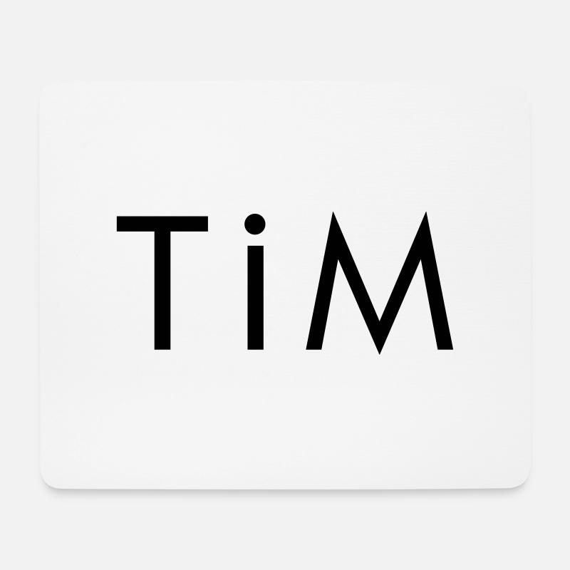 TiM - Mousepad (Querformat) - Weiß
