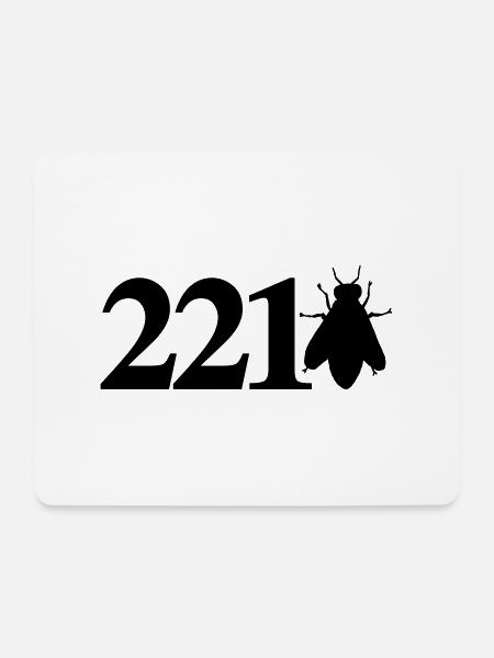sherlock_221bee - Mousepad (Querformat) - Weiß