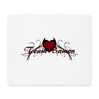 team bamon - Mousepad (Querformat) - Weiß - Vorne