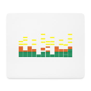 music - Mousepad (Querformat) - Weiß - Vorne