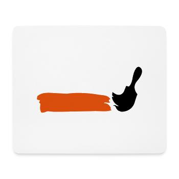 paintbrusch_1_2clr - Tapis de souris (format paysage) - blanc - Devant