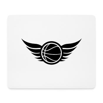 basketball_logo_2_f1 - Tapis de souris (format paysage) - blanc - Devant