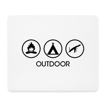 outdoor___f1 - Mouse Pad (horizontal) - white - Front